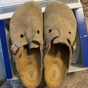 Boston clog taupe NEW size 41 US 8/ 265